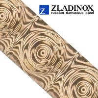 Mokume gane blank ("big rose" pattern, 100 layers)