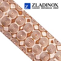 Mokume gane blank ("pyramid New" pattern, 100 layers)