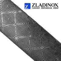 Damascus steel billet ZD-0805 ("pyramid" pattern, 600 layers)
