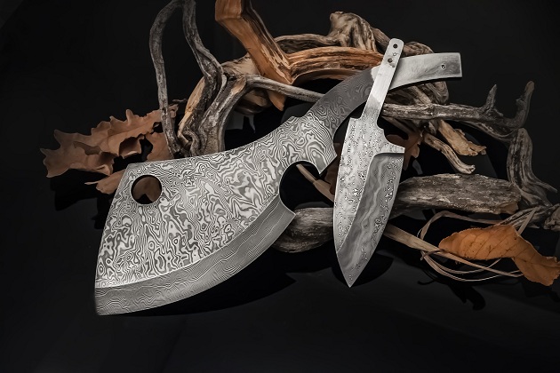 Manufacturing of Damascus steel blades