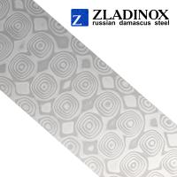 Damascus steel billet ZDI-EVa ("pyramid NEW" pattern, 300 layers)