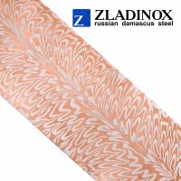Mokume gane blank ("feather" pattern)