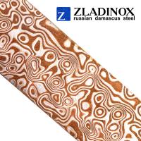 Mokume gane blank ("wild" pattern, 100 layers)