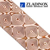 Mokume gane blank (pyramid pattern, 100 layers)
