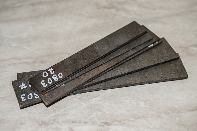 Processing modes of composite steel ZD-0803