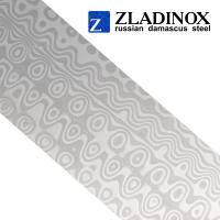 Damascus steel billet ZDI-Vanadis ("drop" pattern, 300 layers)