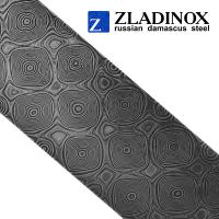 Damascus steel billet ZD-0803 ("pyramid" pattern, 600 layers)
