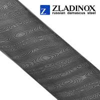 Damascus steel billet ZD-0801 ("twist" pattern, 150 layers )