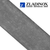 Damascus steel billet ZDI-RWL ("wild" pattern, 300 layers)