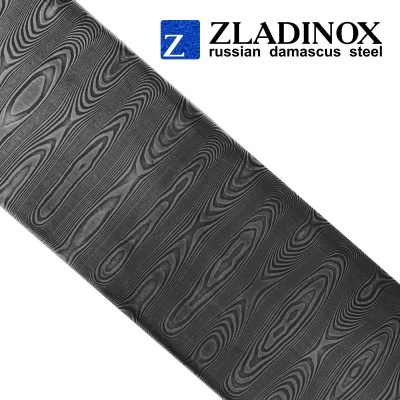 Damascus steel billet ZD-1407 ("steps" pattern, 600 layers)