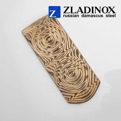 Mokume gane blank ("big rose" pattern, 100 layers)