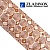 Mokume gane blank ("pyramid New" pattern, 100 layers)