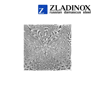 Damascus steel billet ZDI-1016 ("explosion" pattern)
