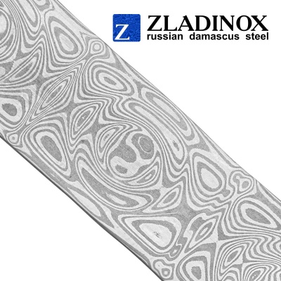 Damascus steel billet ZDI-1016 ("medium rose" pattern, 150 layers)