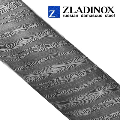 Damascus steel billet ZD-0805 ("twist" pattern, 150 layers)