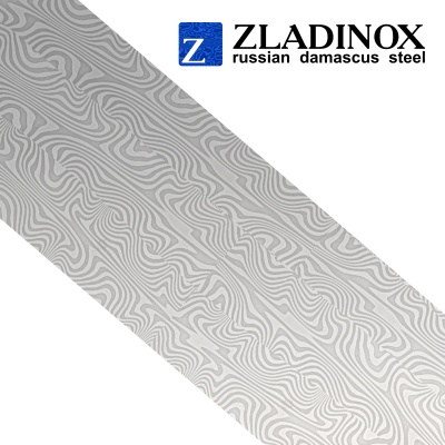 Damascus steel billet ZDI-Elmax ("Turkish" pattern)