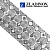 Damascus steel billet ZDI-1016 ("pyramid NEW" pattern, 300 layers)