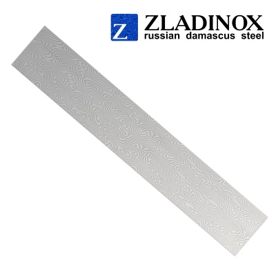 Damascus steel billet ZDI-Elmax ("Turkish" pattern)