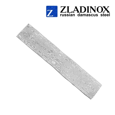 Damascus steel billet ZDI-1016 ("medium rose" pattern, 150 layers)