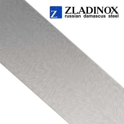 Damascus steel billet ZDI-Vanadis ("feather" pattern)