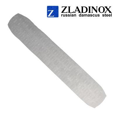 Damascus steel billet ZDI-Vanadis ("drop NEW" pattern, 300 layers)