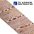 Mokume gane blank ("twist" pattern, 100 layers)