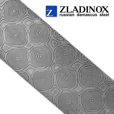 Damascus steel billet ZDI-1416 ("pyramid" pattern, 600 layers)